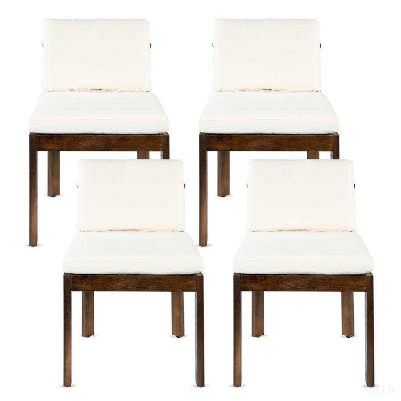Ensemble de chaises d'extérieur en bois d'acacia