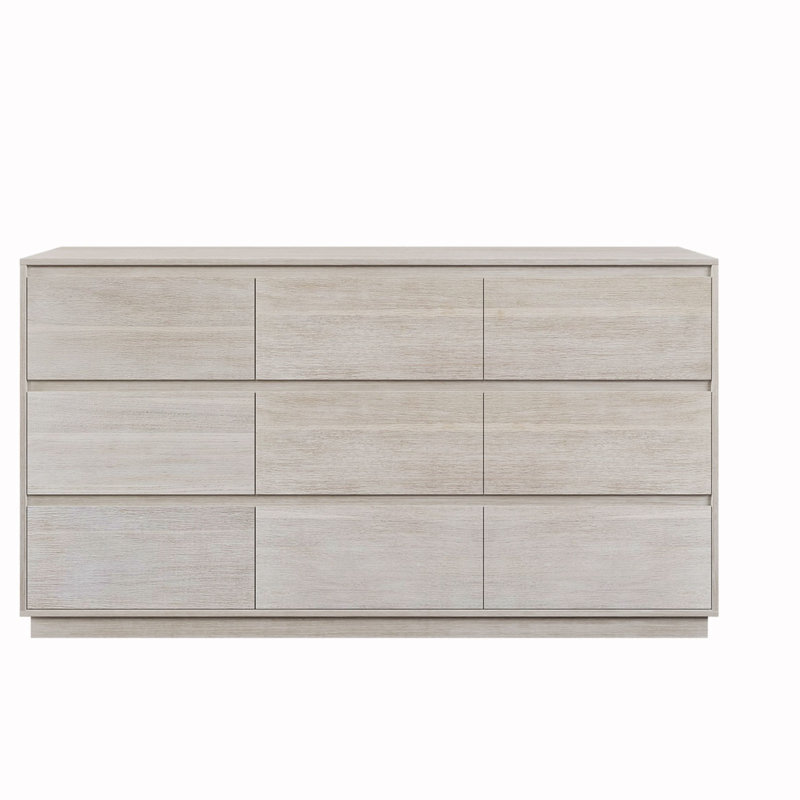 Janyla 59'' W 9 - Drawer Dresser, Stone White
