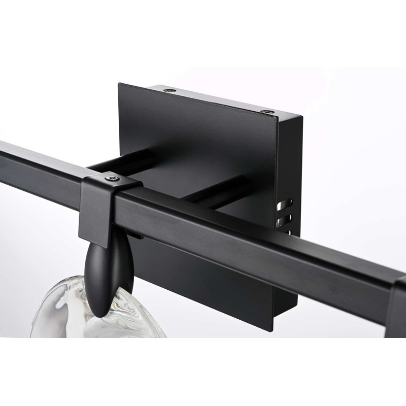 Applique murale en cristal 22 po Cambell, Black