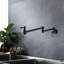 Robinet de cuisine mural rétractable