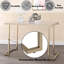 Rectangular Faux Marble And Champagne Metal Table With Style Topped Coffee Base In