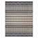 Paseo Astrid All-Weather Flatweave Indoor/Outdoor Area Rug, Navy Blue Bohemian Striped – Patio, Deck, Porch & Living Room