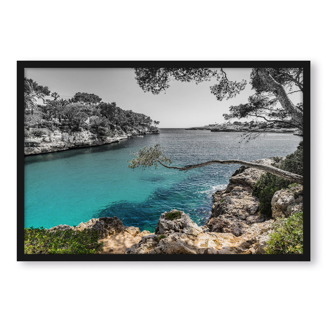 9638_Mallorca Bay Cove - Poster Im Rahmen