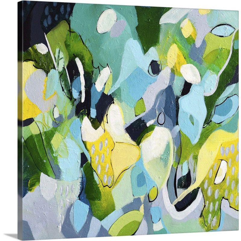 «Dinner Party Ii» par TA Marrison - reproduction sur toile, H 48 po x l 48 po x P 1,25 po, Toile tendue