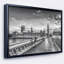 «Beautiful Black and White London View», reproduction de photo sur toile tendue encadrée-26681756