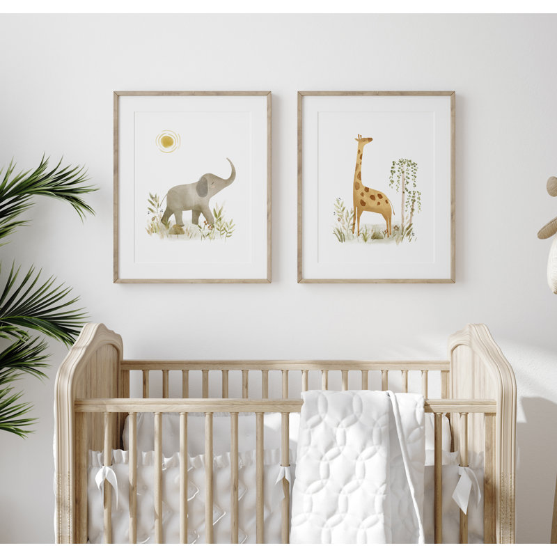 Safari, reproduction d'art non encadrée, H 14 po x l 11 po