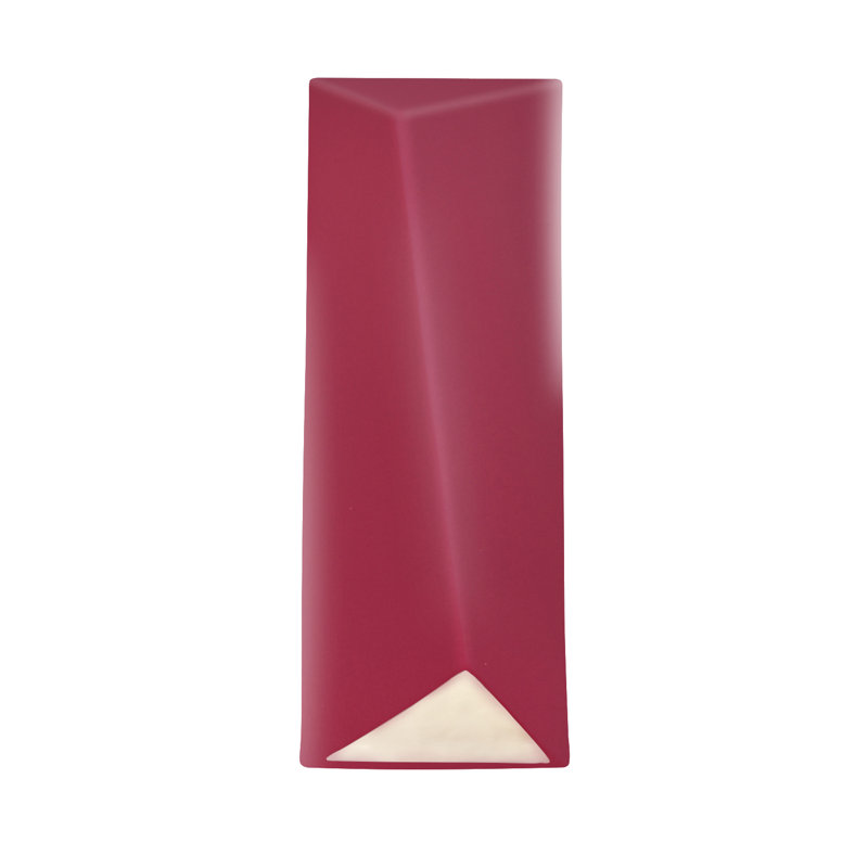Ambiance Ceramic LED Wall Light, Cerise