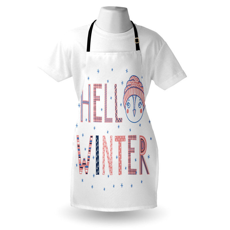 No Pattern Bib Apron
