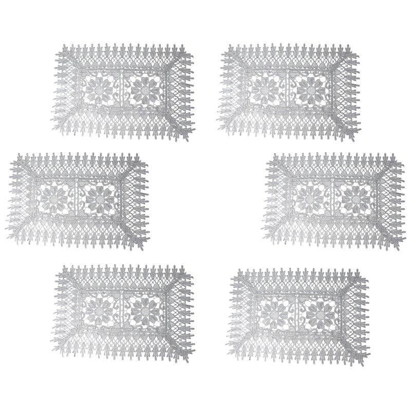 Polyester Floral Rectangle Placemat