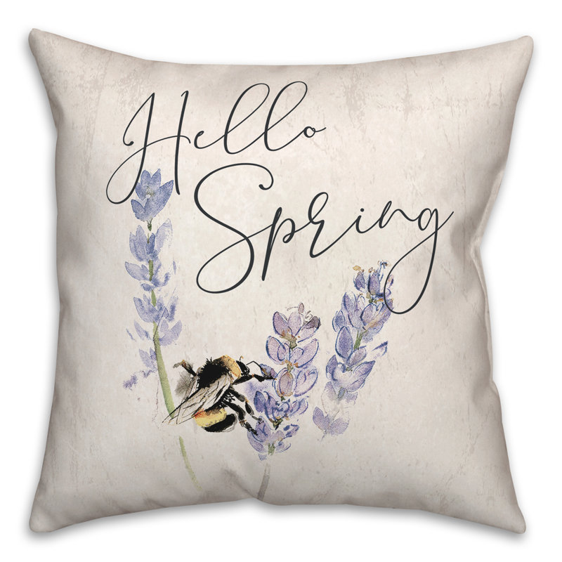  Coussin Hello Spring Bee