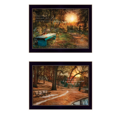 Décoration murale encadrée 2 pièces Resting Places par Robin-Lee Vieira