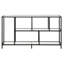 Winthrop Glass Top Console Table-1399148140