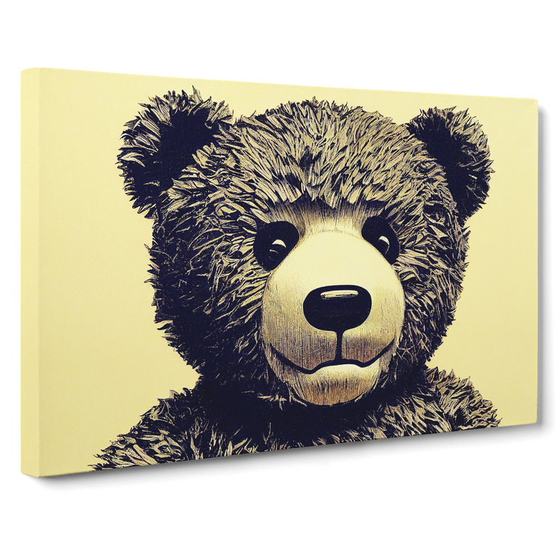 Ideal Teddy Bear - Wrapped Canvas, 35cm H x 50cm W x 3cm D