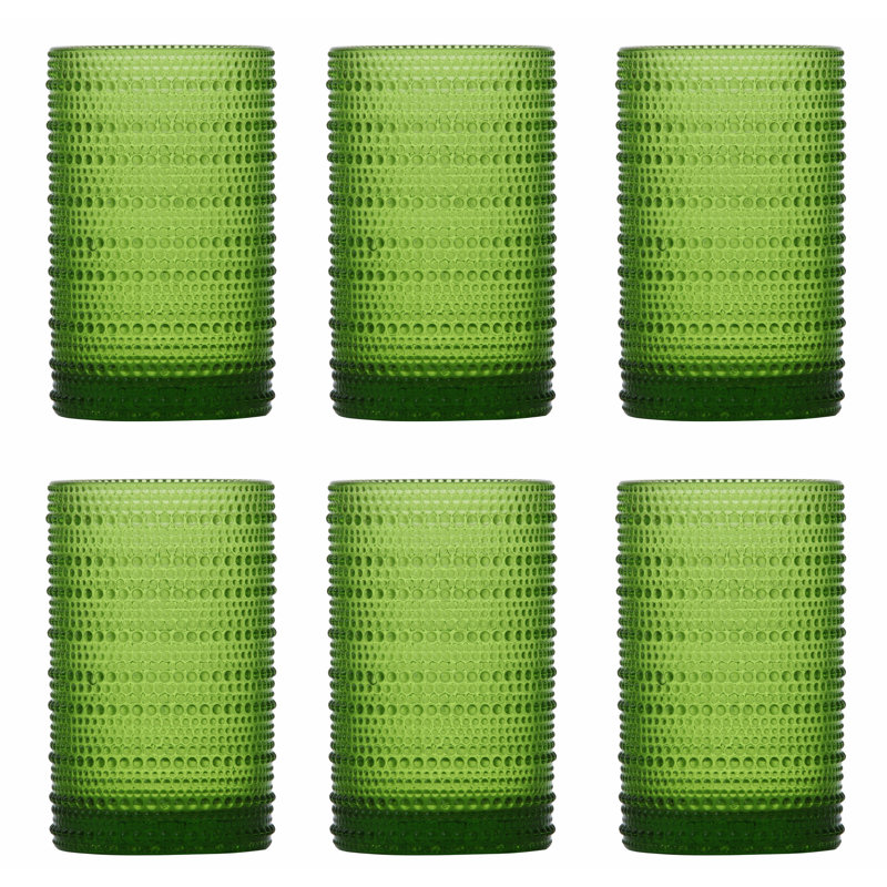 Jupiter Drinking Glass, Fern, 13 oz.