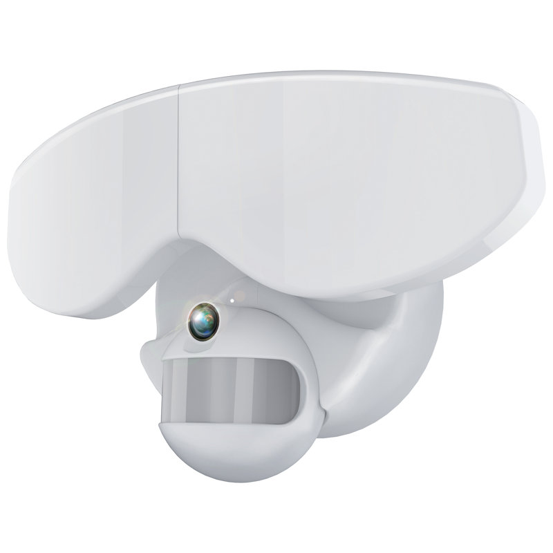2 - Head Hardwired Outdoor Security Flood Light with Motion Sensor and Timer