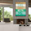 «Beachscape Inspiration 7 Green» par Michael Mullan, art mural sur toile-2039773058