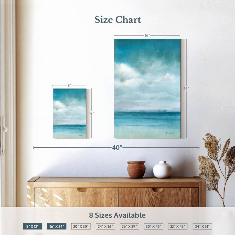 Alvord Serene Ocean Breeze, H 24 po x l 16 po