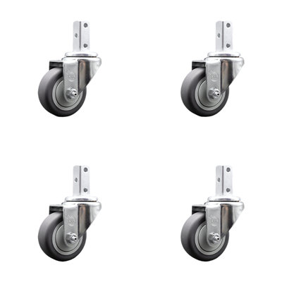 Thermoplastic Rubber Casters
