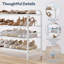 Expandable Shoe Rack for Entryway Hallway-329499314-321365115