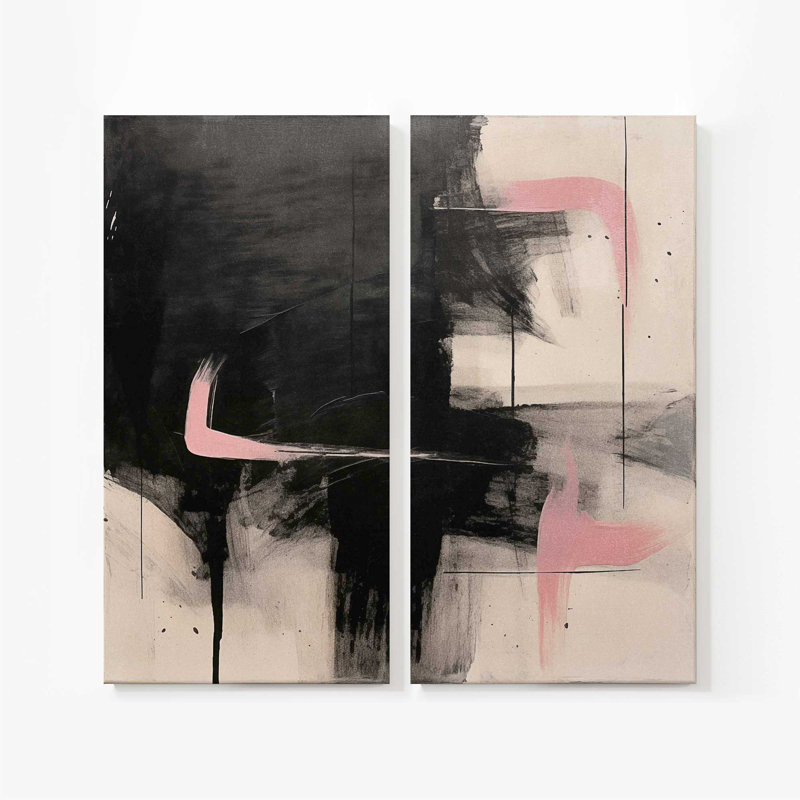 Midnight Rose Dreamscape V1 par Golden Glow Interiors, H 72 po x l 72 po x P 1,25 po, Stretched Canvas, 2