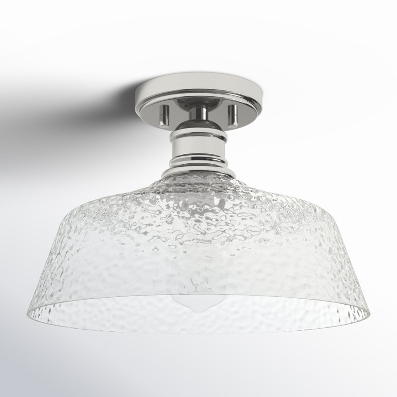 Lindholm 1-Light Ceiling Light in Polished Nickel, Polished Nickel