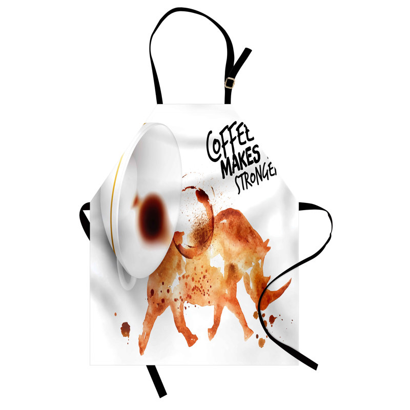 No Pattern Bib Apron