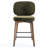 Mid-century Modern Counter Stool, Fabric Upholstered Barstool With Wingback, Armless Counter Height Bar Stool With Wood Legs, Metal Footrest, For Kitchen Island Bar Counter-1733559152-1731131986