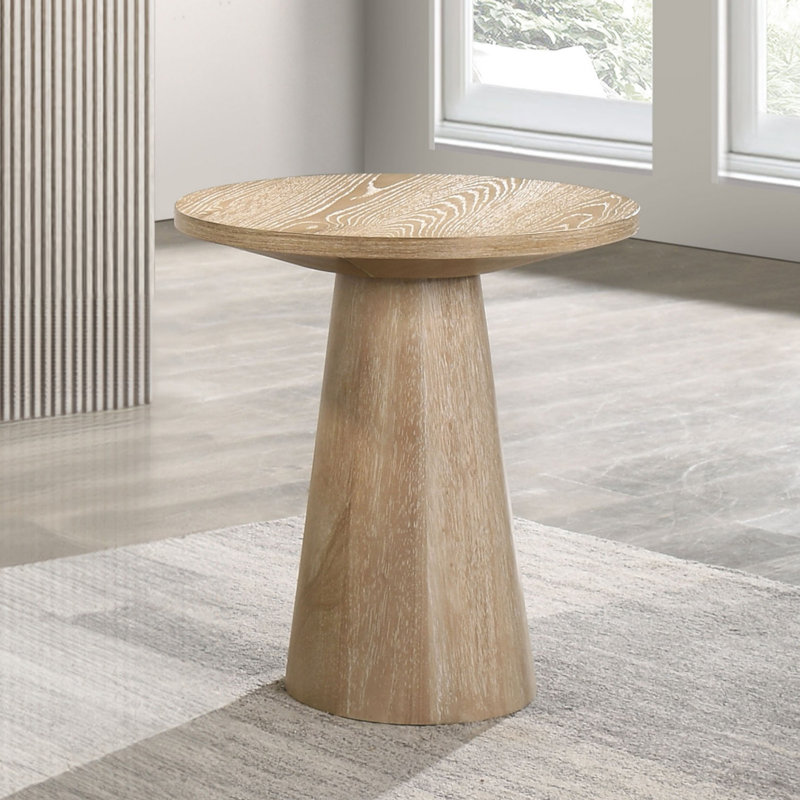 Table de bout à style contemporain, Chêne