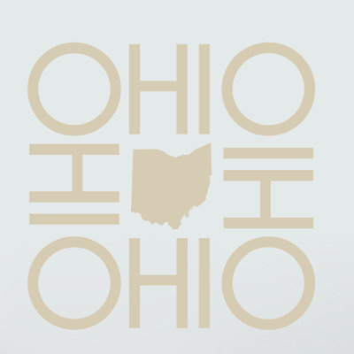 Décalcomanie murale ohio