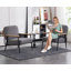 Fauteuil club 27,5 po en velours capitonné