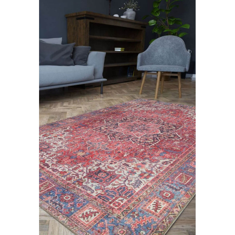 Tapis rouge Ottilie, Rectangle 8 pi 3 po x 11 pi 6 po