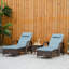 Chaise longue inclinable avec coussins et table de 78,75 po Kloss-516755472-430985130