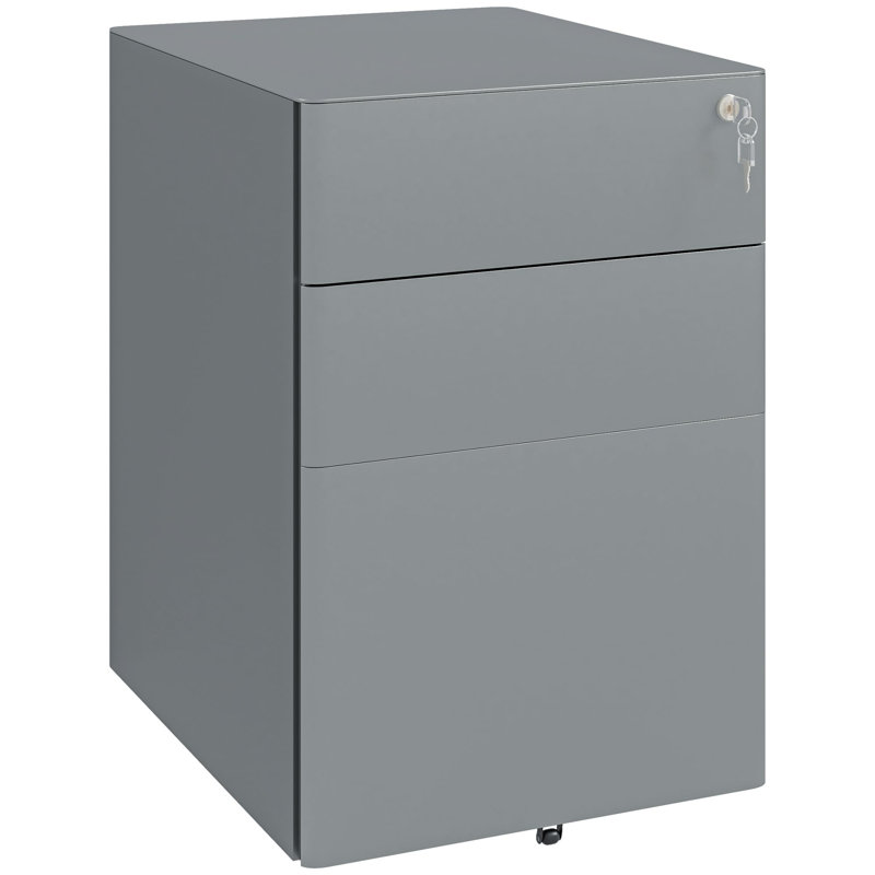 Hinkel 39cm Wide 3 -Drawer File Cabinet