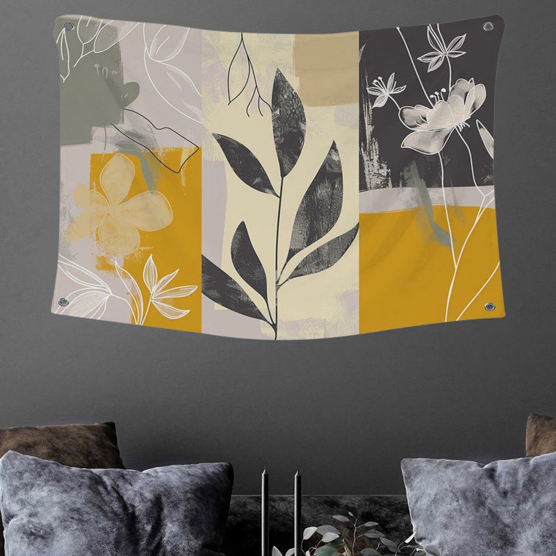 Tapisserie en microfibre, H 50 po x l 60 po