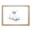 Rear of a Lying Cow by Jean Bernard - Picture Frame Drawing Print-55597866-55597867