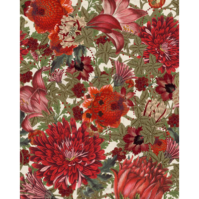 Transylvanian Roots Floral Wallpaper Roll