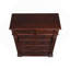 Commode 6 tiroirs Lyndon, cerise