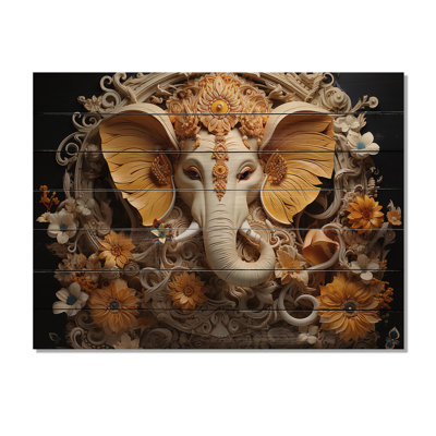 Macie - impression spirituelle sur bois de pin naturel