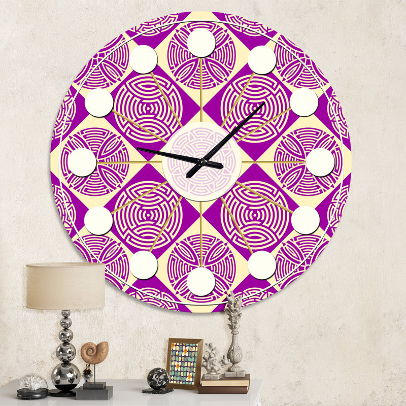 Horloge murale rétro Mid-Century, Moyenne