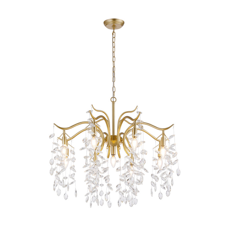 Lustre en cristal 9 lumières Modern Creative