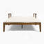 Double chaise longue de patio avec coussin-58746794
