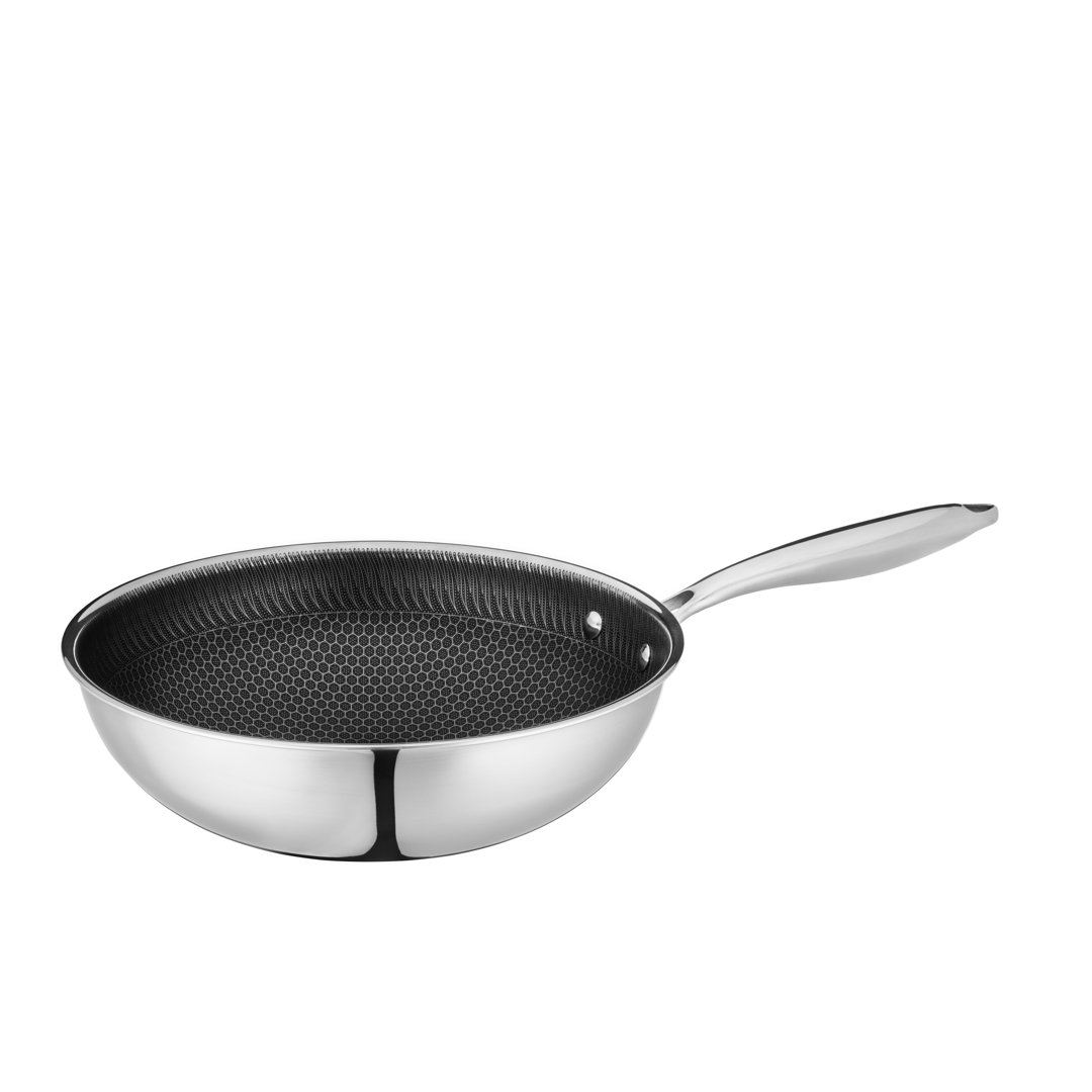 Wok 30 Cm 3 Lagig Mit Wabenbeschichtung, Hestia