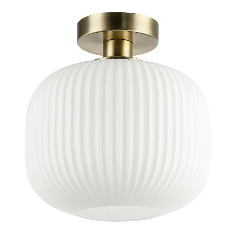 Flush Mount, Antique Brass
