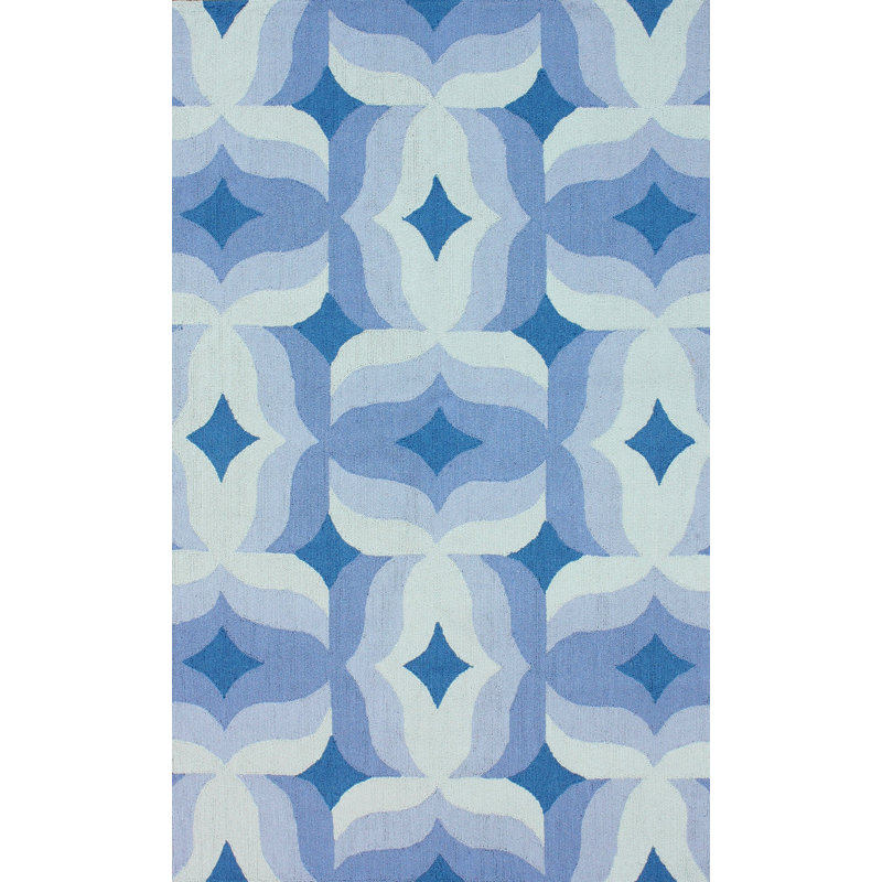 Tapis bleu Oneil Lydia, 7 pi 6 po x 9 pi 6 po