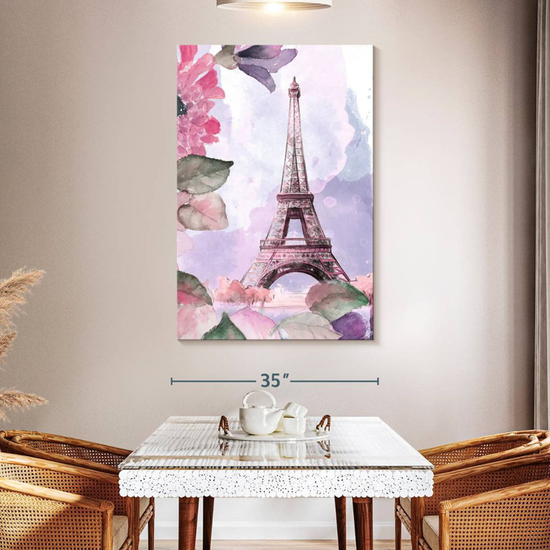 Aime Parisian Blossoms I, 51" H x 34" W