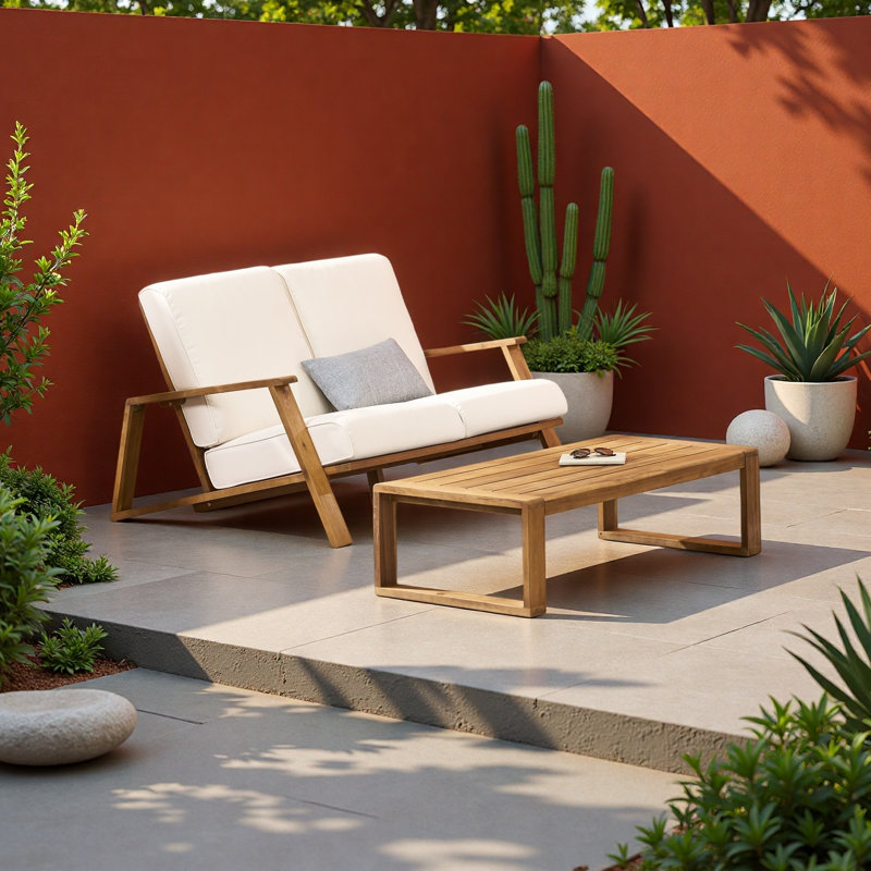 LOVESEAT+COFFEE TABLE