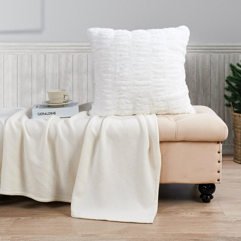 Shar Pei Reversible Pillow Cover, Bright White