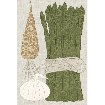 «Contour Fruits & Veggies V» par Vision Studio - impression sur toile tendue