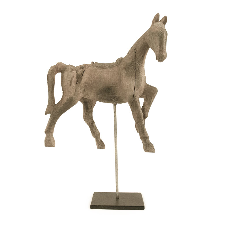 Resin Horse In Stand