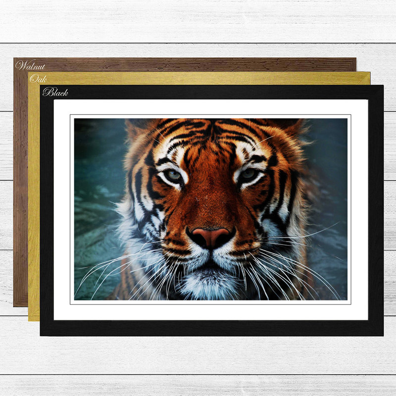 Single Picture Frame Print, Walnut